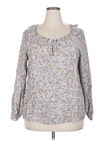 LC Lauren Conrad Long Sleeve Blouse (view 1)