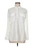 Express Outlet Ivory Long Sleeve Blouse Size M - photo 1