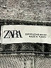 Zara Chevron-herringbone Gray Jeans Size 6 - photo 7
