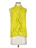 CAbi 100% Polyester Green Sleeveless Blouse Size XS - photo 1