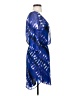 Express 100% Polyester Blue Casual Dress Size S - photo 4