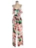 Fleur Wood Floral Pink Jumpsuit Size Sm (1) - photo 1