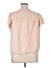 Ella Moss 100% Cotton Pink Short Sleeve Blouse Size XL - photo 2