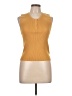 Mystree 100% Viscose Yellow Sweater Vest Size L - photo 1
