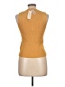 Mystree 100% Viscose Yellow Sweater Vest Size L - photo 2