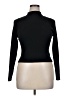 Happily Grey 100% Polyester Black Long Sleeve Top Size XL - photo 1
