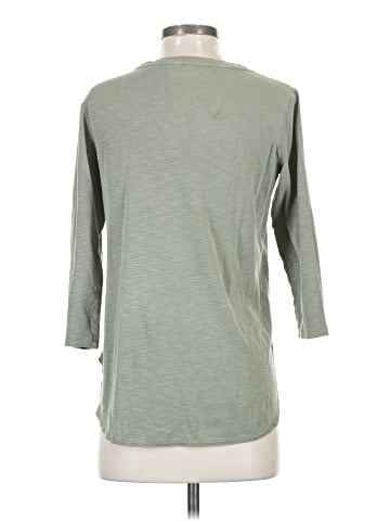KIRKLAND Signature 3/4 Sleeve T-Shirt (view 2)