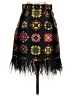 Milly Argyle Black Formal Skirt Size 0 - photo 2