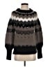 Sleeping On Snow Chevron-herringbone Black Pullover Sweater Size XS - photo 1
