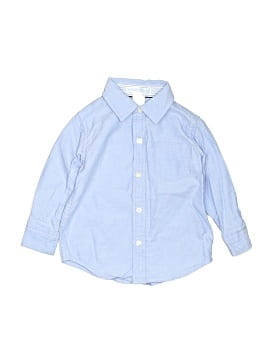 Janie And Jack Long Sleeve Button Down Shirt