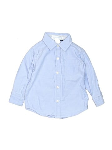 Janie and Jack Long Sleeve Button-Down Shirt (view 1)