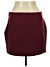 Naked Wardrobe Solid Burgundy Active Skort Size L - photo 2