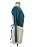 Boohoo Teal Long Sleeve Top Size 6 - photo 4