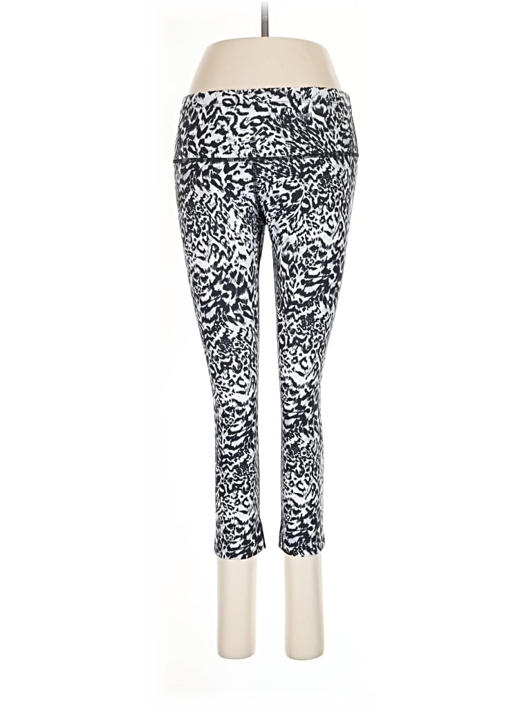Pre-owned Uniquely Lorna Jane Leggings In Silver