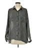Maven West 100% Cupro Gray Long Sleeve Button-Down Shirt Size XS - photo 1