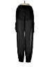 Assorted Brands 100% Polyester Black Cargo Pants Size L - photo 1