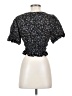 BikBok 100% Viscose Black Short Sleeve Blouse Size XS - photo 2