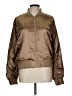 Topshop 100% Polyester Metallic Gold Jacket Size 12 - photo 1