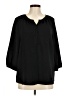 Assorted Brands 100% Polyester Black 3/4 Sleeve Blouse Size M - photo 1