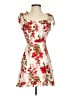 2Bella 100% Polyester Floral Red Cocktail Dress Size S - photo 1