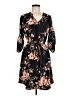 41Hawthorn 100% Polyester Floral Black Casual Dress Size M - photo 1