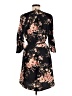 41Hawthorn 100% Polyester Floral Black Casual Dress Size M - photo 2