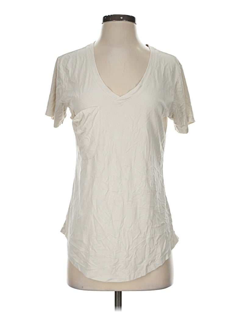 Pre-owned Z Supply Short Sleeve T-shirt In Ivory