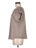 Chico's Gray Short Sleeve Blouse Size Med Petite (1) - photo 5