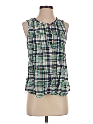Skies Are Blue Sleeveless Blouse (view 1)
