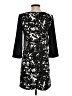 Gap Outlet 100% Polyester Print Black Casual Dress Size XS - photo 2
