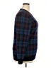 Club Room Plaid Multi Color Blue Wool Pullover Sweater Size XXL - photo 4