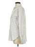 Garnet Hill Animal Print Ivory Long Sleeve Blouse Size 10 - photo 5