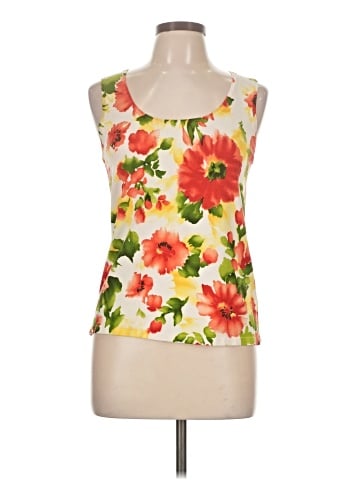 Jones New York Signature Sleeveless Silk Top (view 1)