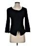 Banana Republic Monogram 100% Wool Black Wool Blazer Size 4 - photo 1