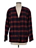 Anne Klein II 100% Wool Plaid Red Wool Blazer Size S - photo 1