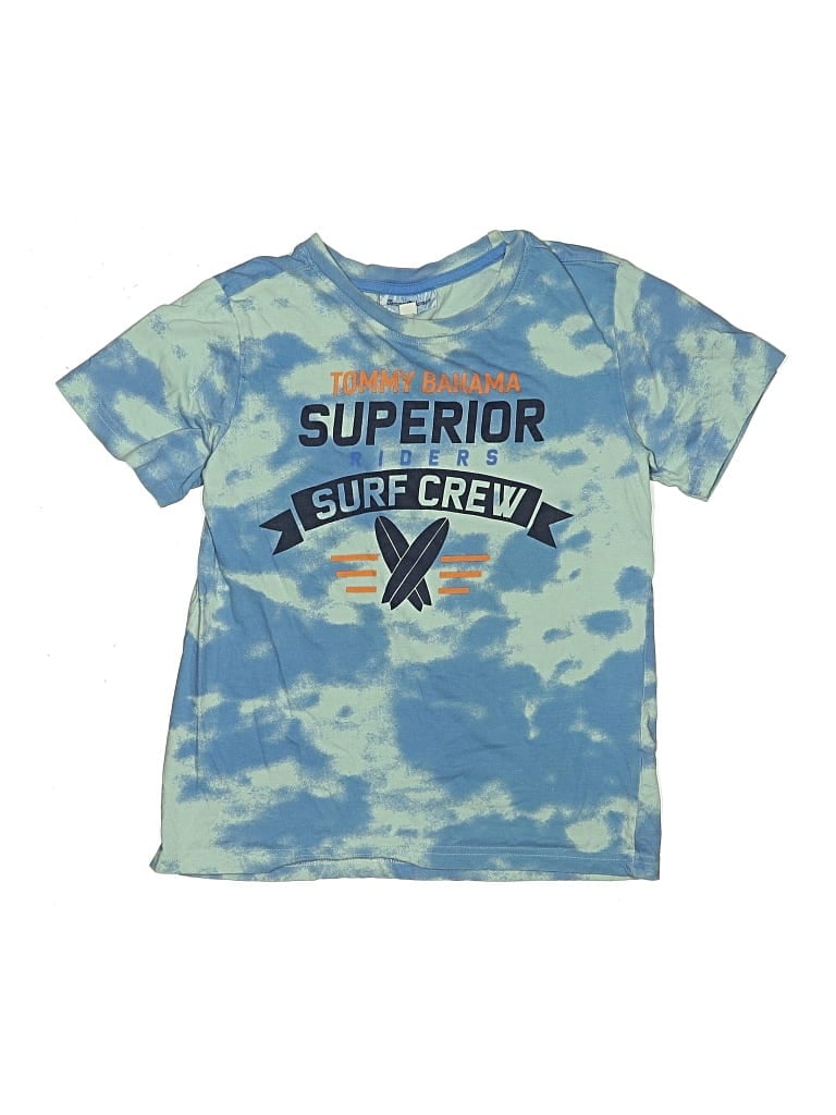 Pre-owned Tommy Bahama Kids' Short Sleeve T-shirt In Blue