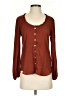 Left Coast by Dolan 100% Polyester Brown Long Sleeve Blouse Size XS - photo 1