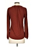 Left Coast by Dolan 100% Polyester Brown Long Sleeve Blouse Size XS - photo 2