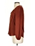 Left Coast by Dolan 100% Polyester Brown Long Sleeve Blouse Size XS - photo 5