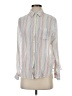 Rails Stripes Ivory Long Sleeve Button-Down Shirt Size S - photo 1