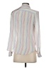 Rails Stripes Ivory Long Sleeve Button-Down Shirt Size S - photo 2