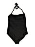 Unbranded Solid Black One Piece Swimsuit Size S (estimated) - photo 2