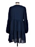 Unbranded Solid Blue Casual Dress Size L - photo 2