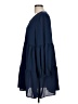 Unbranded Solid Blue Casual Dress Size L - photo 5