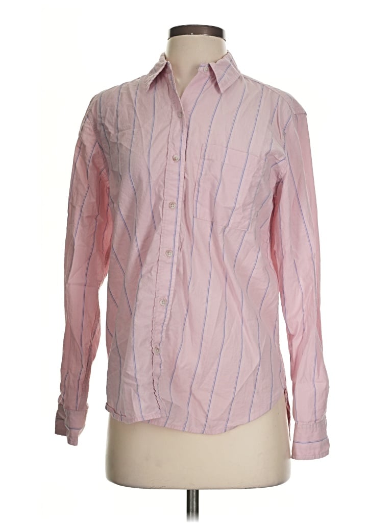 Pre-owned Universal Thread Long Sleeve Button Down Shirt In Pink
