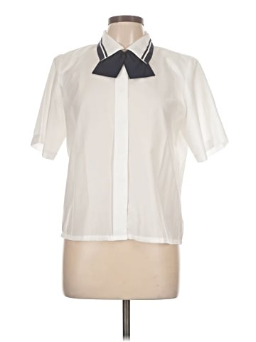 Essentials Short Sleeve Blouse (view 1)