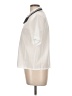 Essentials 100% Polyester Ivory Short Sleeve Blouse Size 12 - photo 5