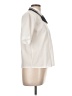 Essentials 100% Polyester Ivory Short Sleeve Blouse Size 12 - photo 4