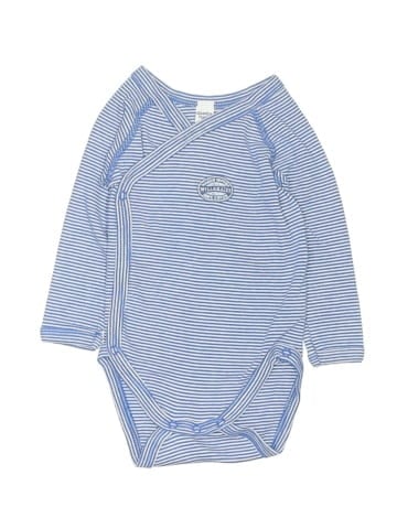 Petit Bateau Long Sleeve Onesie (view 1)