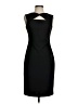Calvin Klein Solid Black Cocktail Dress Size 2 - photo 1